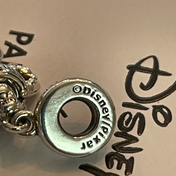 NIB HTF Authentic Pandora x Disney Pixar Buzz Lightyear dangle charm retired - Picture 3 of 6